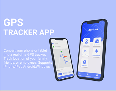 GPS Tracker App UI