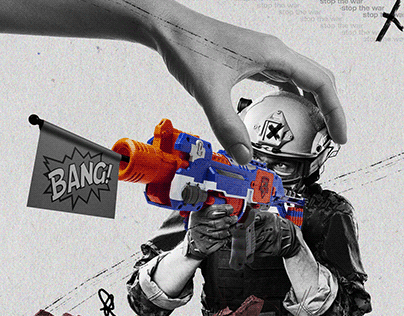Collage | War is Not a Toy