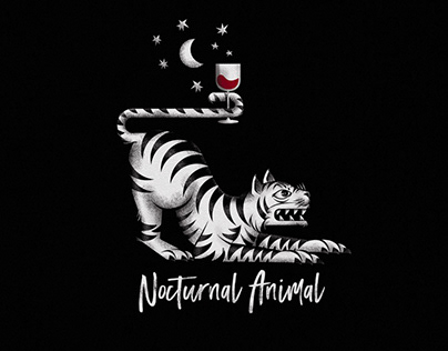 Nocturnal Animal - Wine label