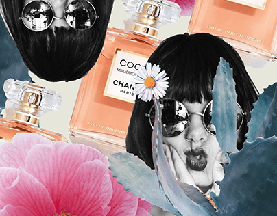 Collage Digital Chanel Mademoiselle
