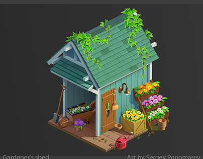 Gardener's shed
