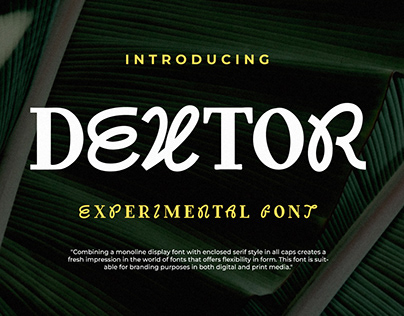 Dextor - Display Font