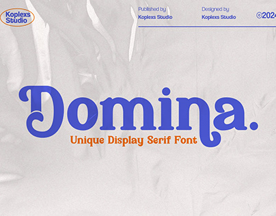Domina - Display Serif Font