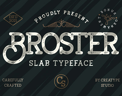 Broster - Slab Typeface