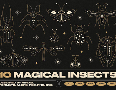 10 Magical Vintage Insects
