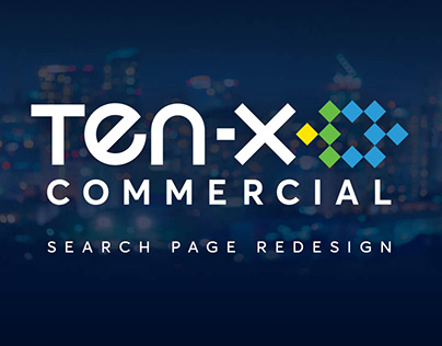 Ten-X Commercial: Search Page Redesign