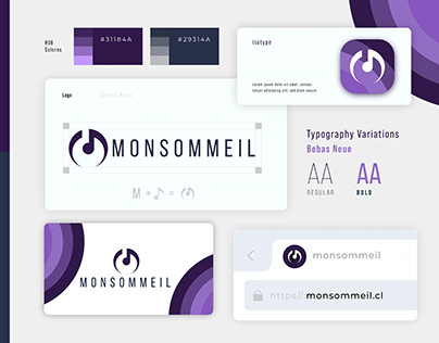 Monsommeil Logo Design & Brand Guidelines