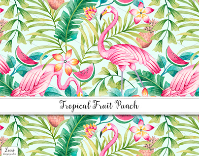 Tropical Fruit Punch Patterns