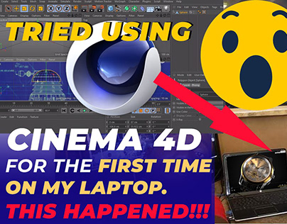ATTEMPTING 3D Animation in Cinema 4D! - ASHPA NCUBE