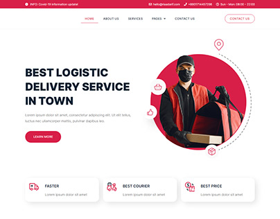 Logistic Website | Transportation Website | Web Design