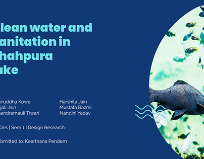 Clean water and Sanitation - Shahpura lake