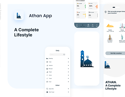 ATHAN Islamic App (UI&UX) Design