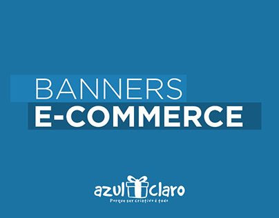 Banners for e-commerce Azul Claro Presentes