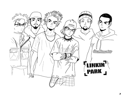 Linkin Park Sketch art