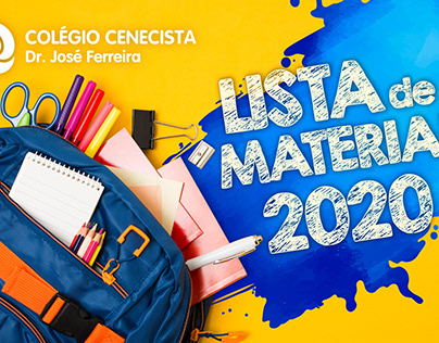 Banner Lista de Materiais CNEC 2020