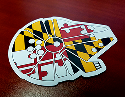 Maryland Falcon magnet