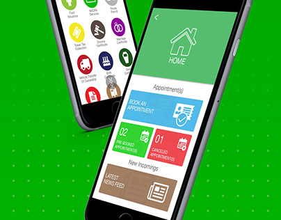 e-Khidmat Maraakaz App UI/UX Design