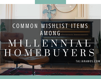 Common Wishlist Items Among Millennial Homebuyers
