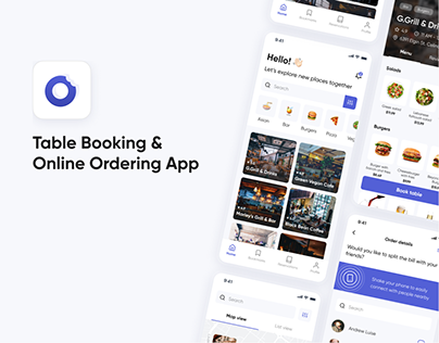 Table Booking & Online Ordering App