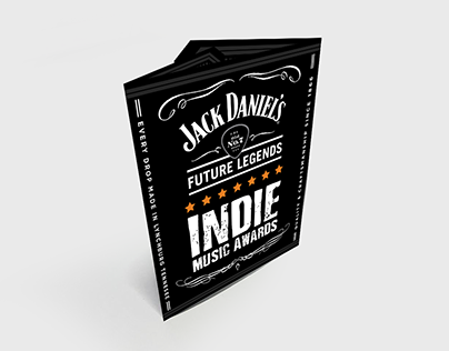 Jack Daniel's Indie Music Awards : Invitation Layout