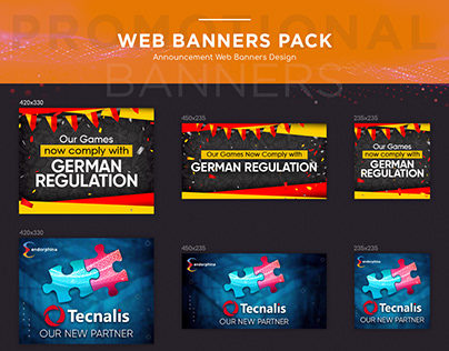 Announcement Web Banners Design