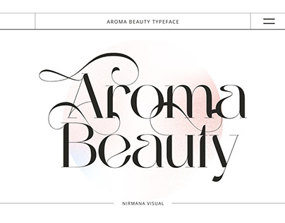 Aroma Beauty Typeface