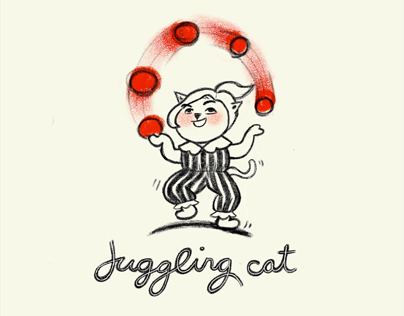 juggling cat