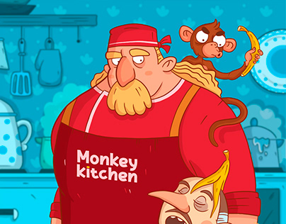Monkey Kitchen | illustration