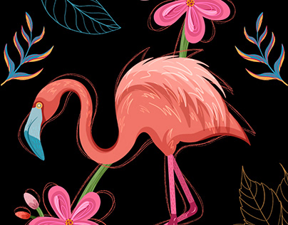 Ilustración Flamingo
