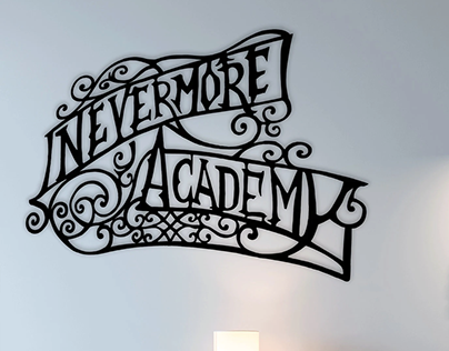 Nevermore Academy - Metal Wall Art