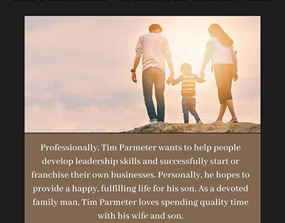 Tim Parmeter - A Devoted Family Man