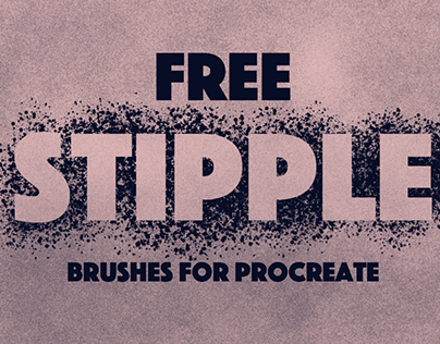 Free Procreate Stipple Brushes