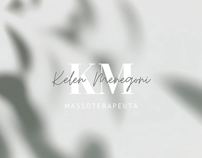 Kelen Menegoni | Massoterapeuta- Identidade Visual