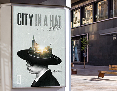 City in a hat