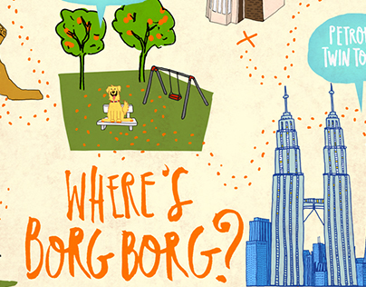 Illustration: "Where's Borg Borg?" Hometown map