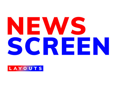 News Screen Layouts (Stock Assets)