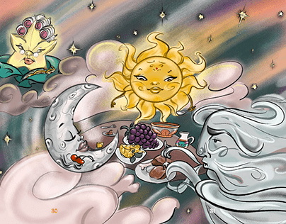 "Güneş, Ay ve Rüzgar/Sun,Moon and Wind"Indian Fairytale