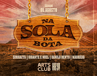 "Sola da Bota'' Publicity campaign