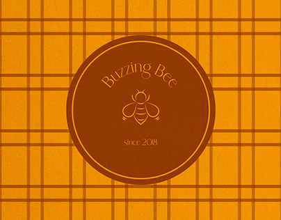 Honey Buzzing Bee Logo Branding