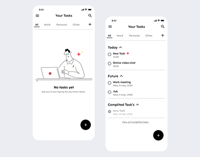 Project thumbnail - To-Do List App | UI/UX