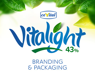 Cevital VITALIGHT branding and packaging