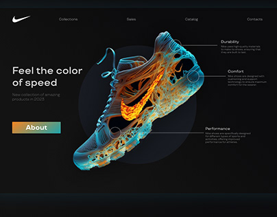 Nike redesign project with AI tools
