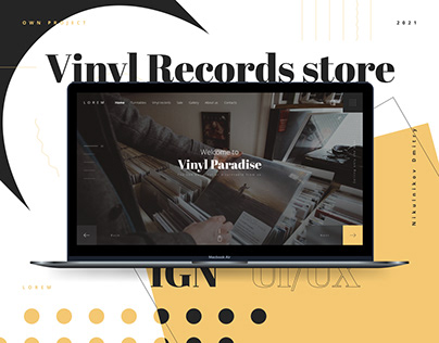 Project thumbnail - Vinyl Records store | eCommerce