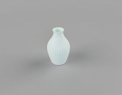 Flower Vase 3D CAD Model