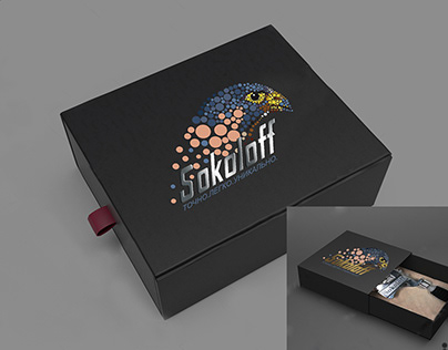 Logo and packaging. Machine for tattoo