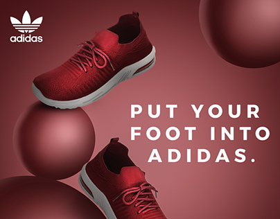 Adidas Shoes Advertising.
