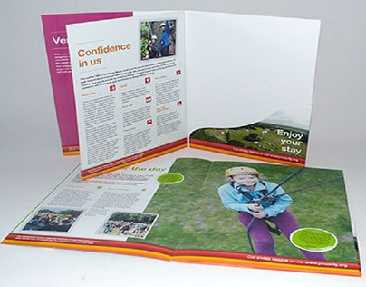 A5 Folder Brochures Printing
