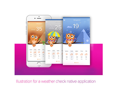 illustration for Weather check application