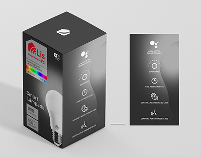 Embalagem Lâmpada inteligente - App Lis