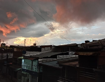 El cielo de Quibdó desde la ventana de mi casa